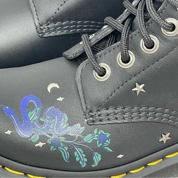 Dr martens 1490 Mystic Garden RARE Blue Floral Doc Martens - Picture 3 of 13
